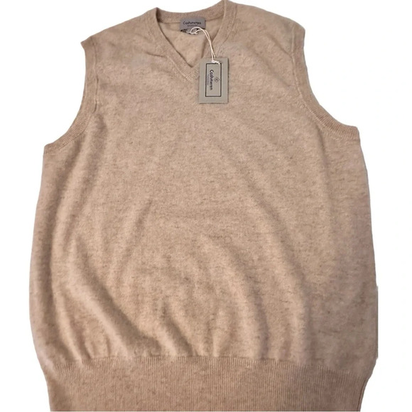 NWT Men’s 100% Cashmere Vest - Picture 1 of 4